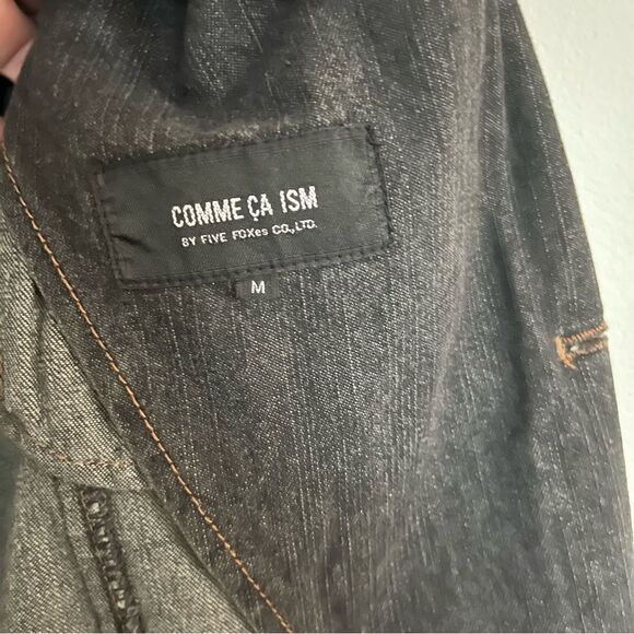 COMME CA ISM BLACK DENIM BLAZER / JACKET | Men’s SIZE M - Picture 13 of 13